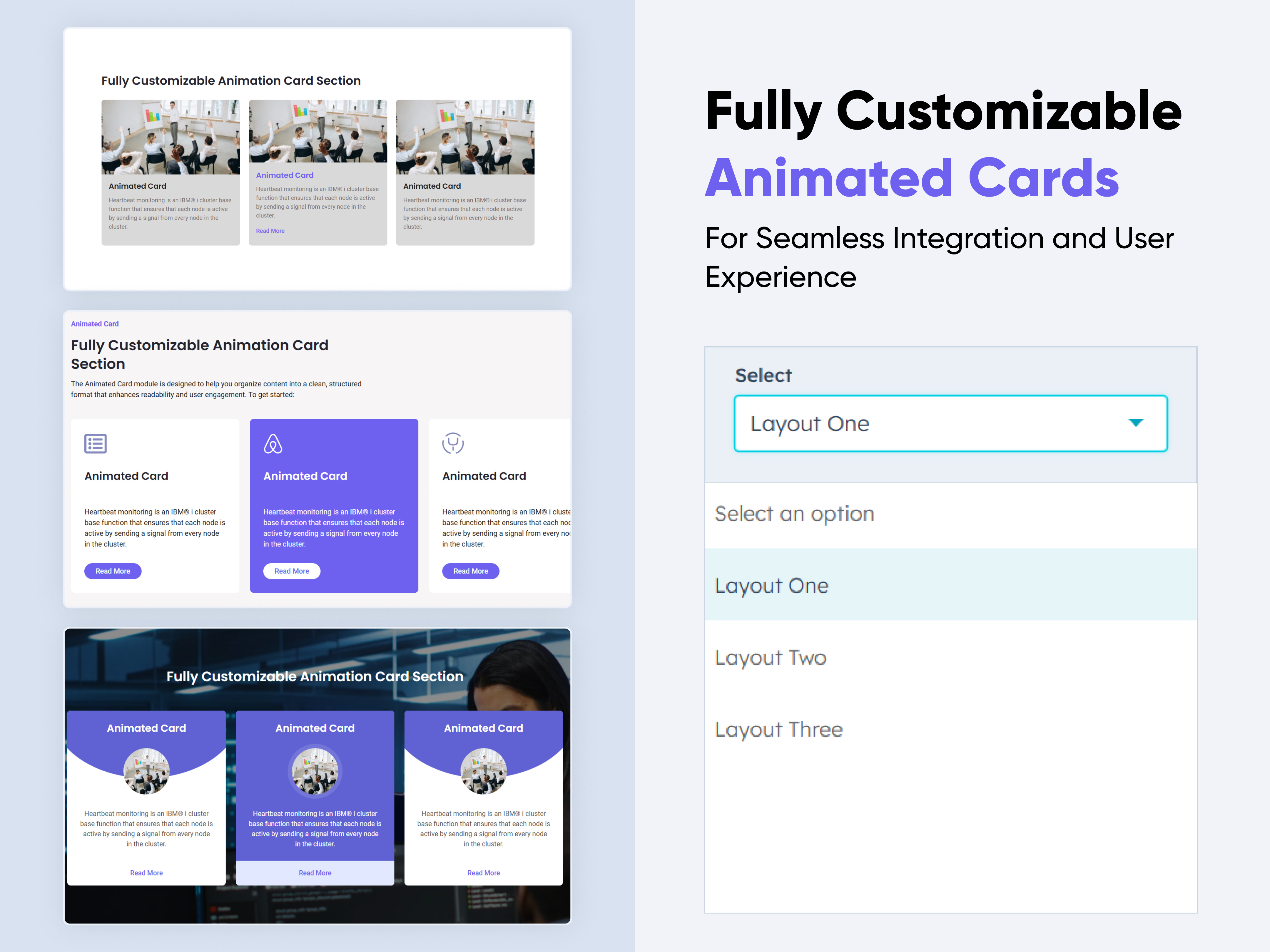Animated Cards