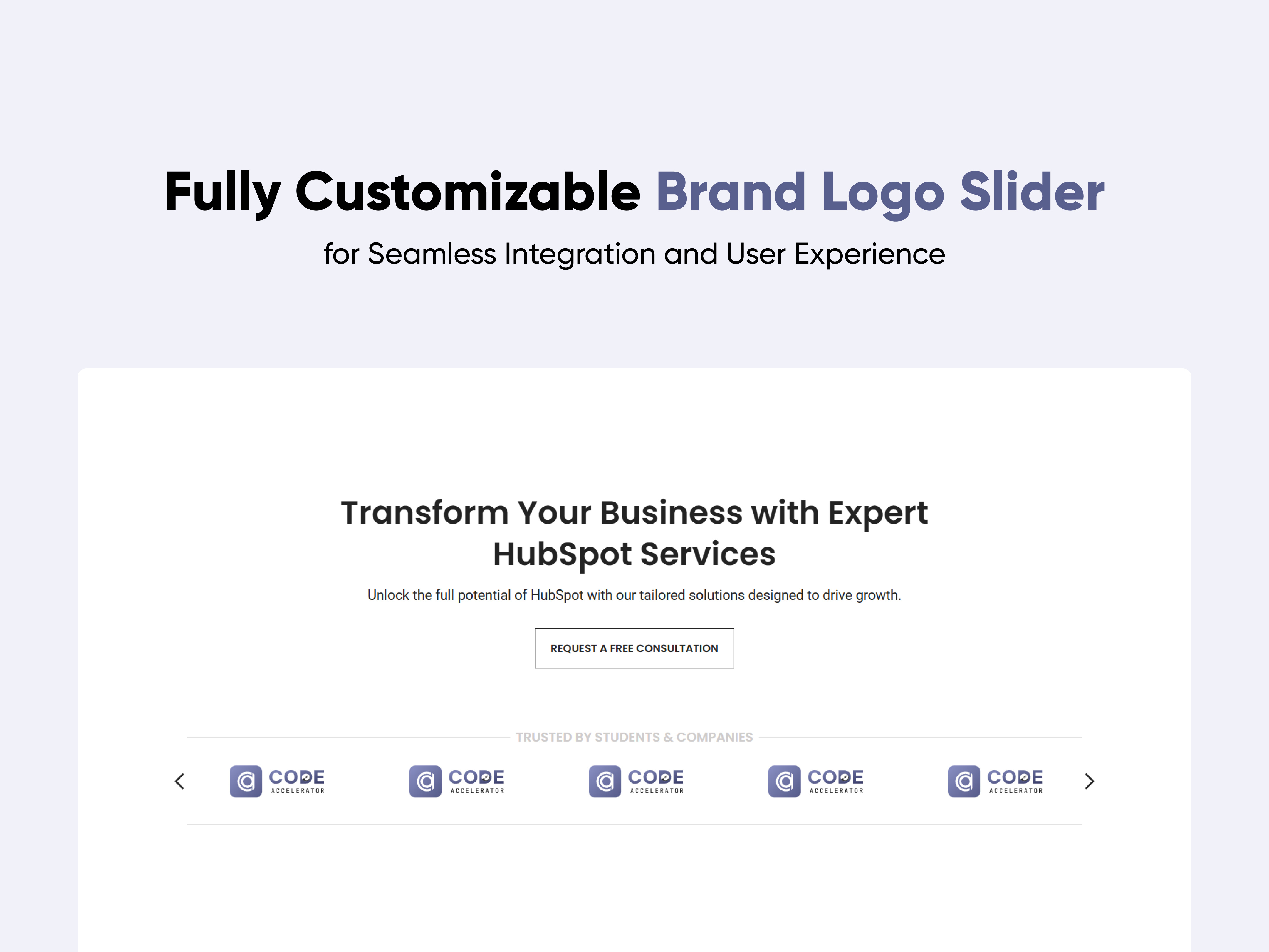 Brand Logo Slider