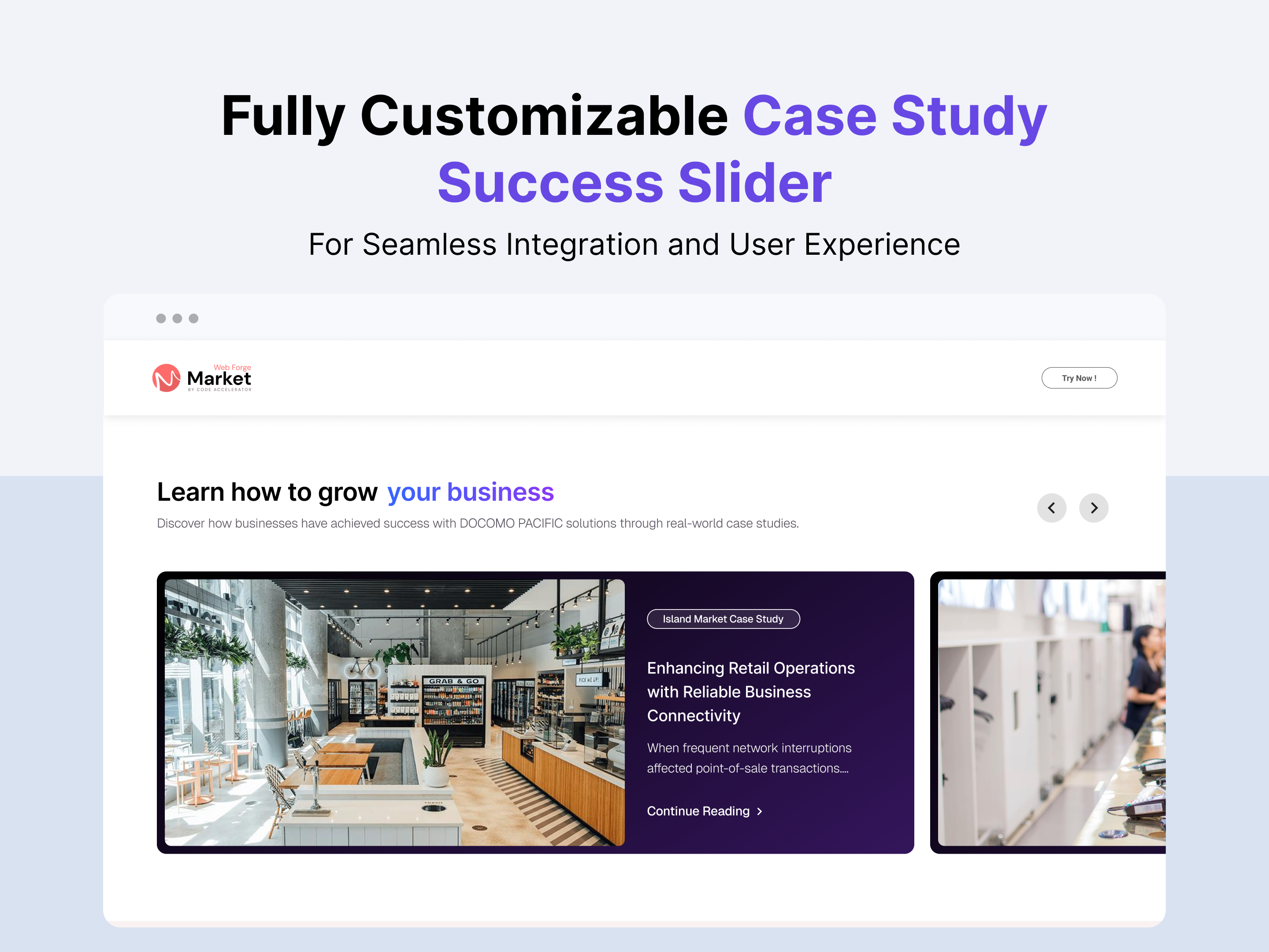 Case Study Success Slider