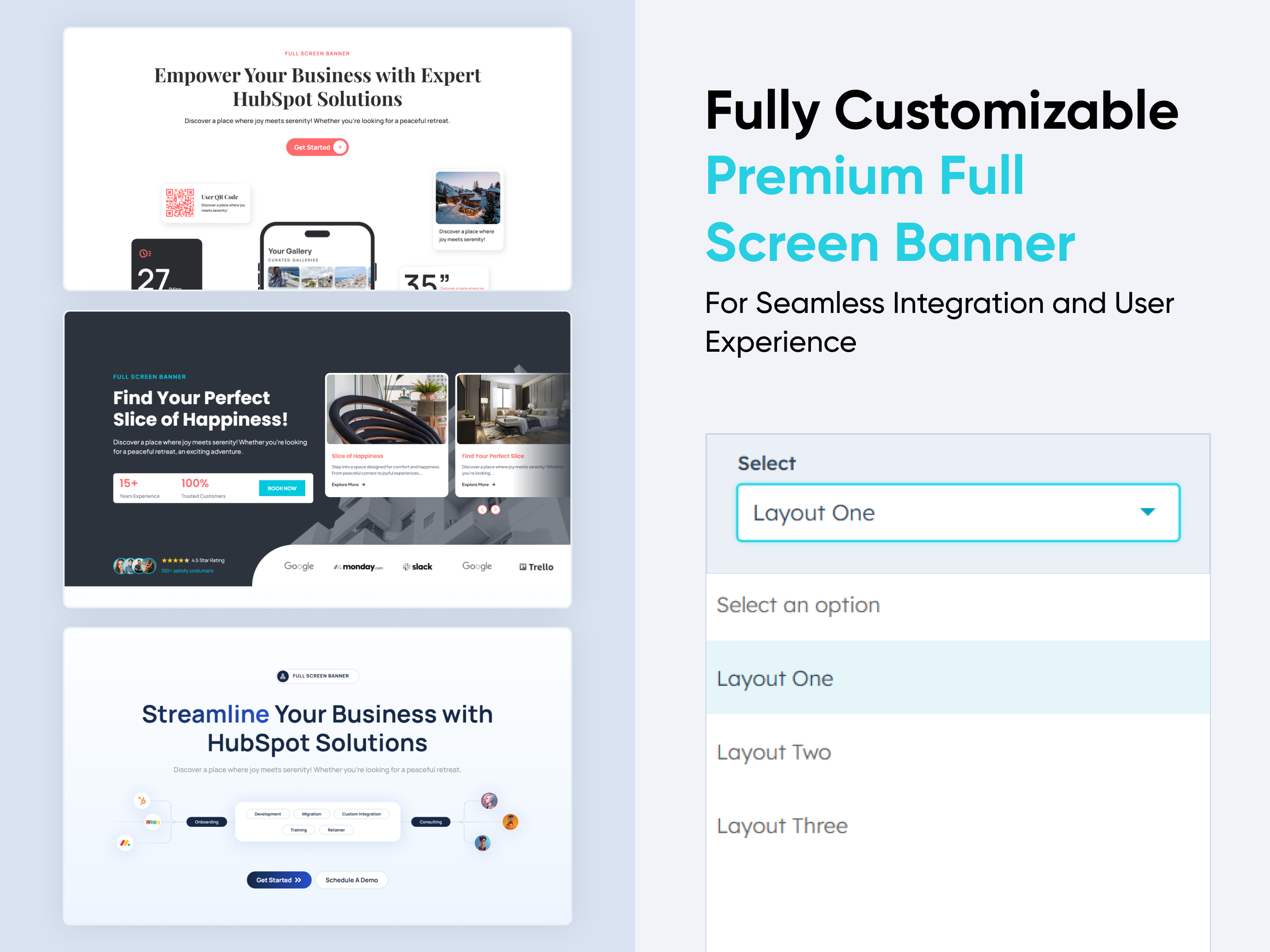 Premium Full Screen Banner
