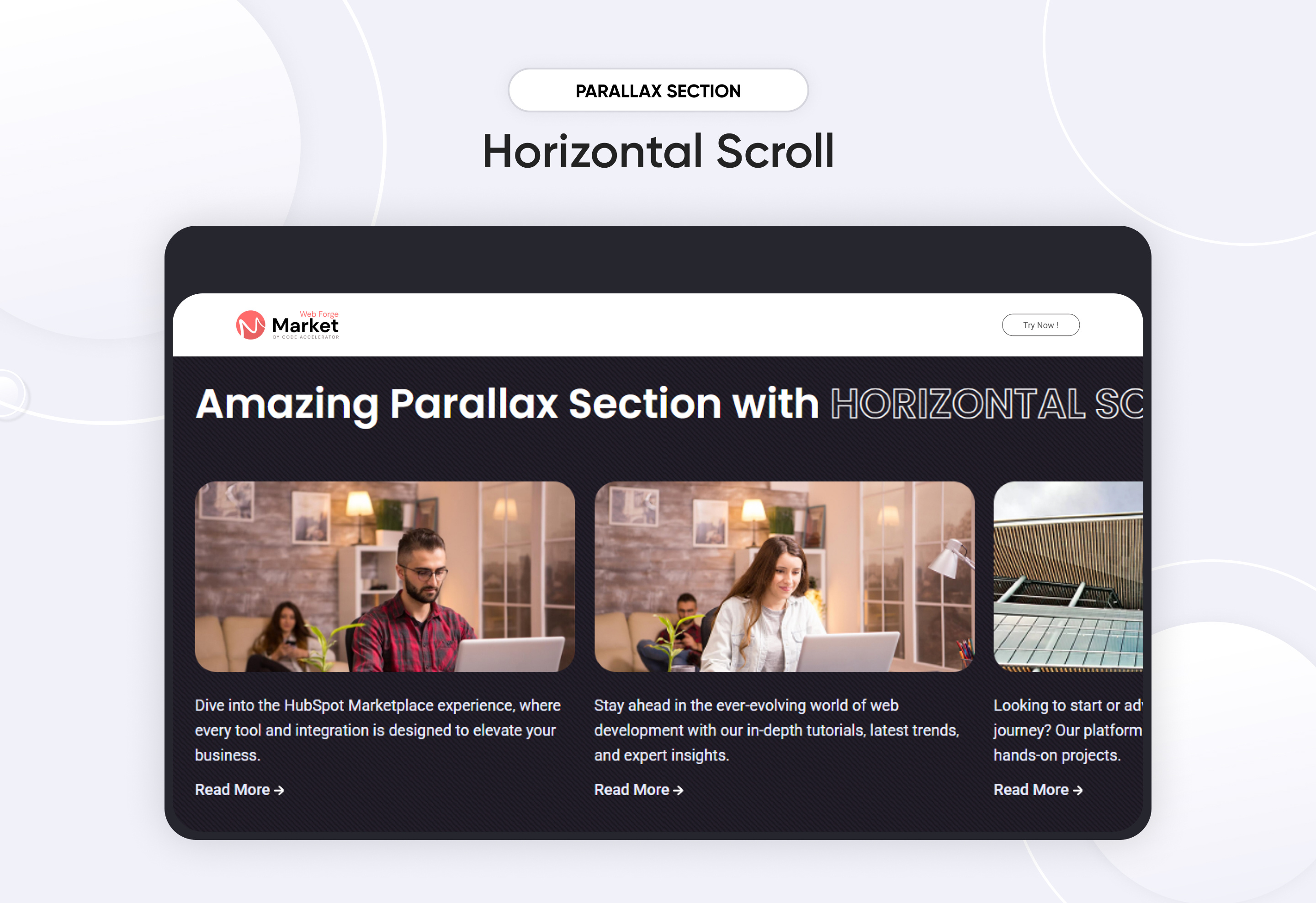 Horizontal Scroll