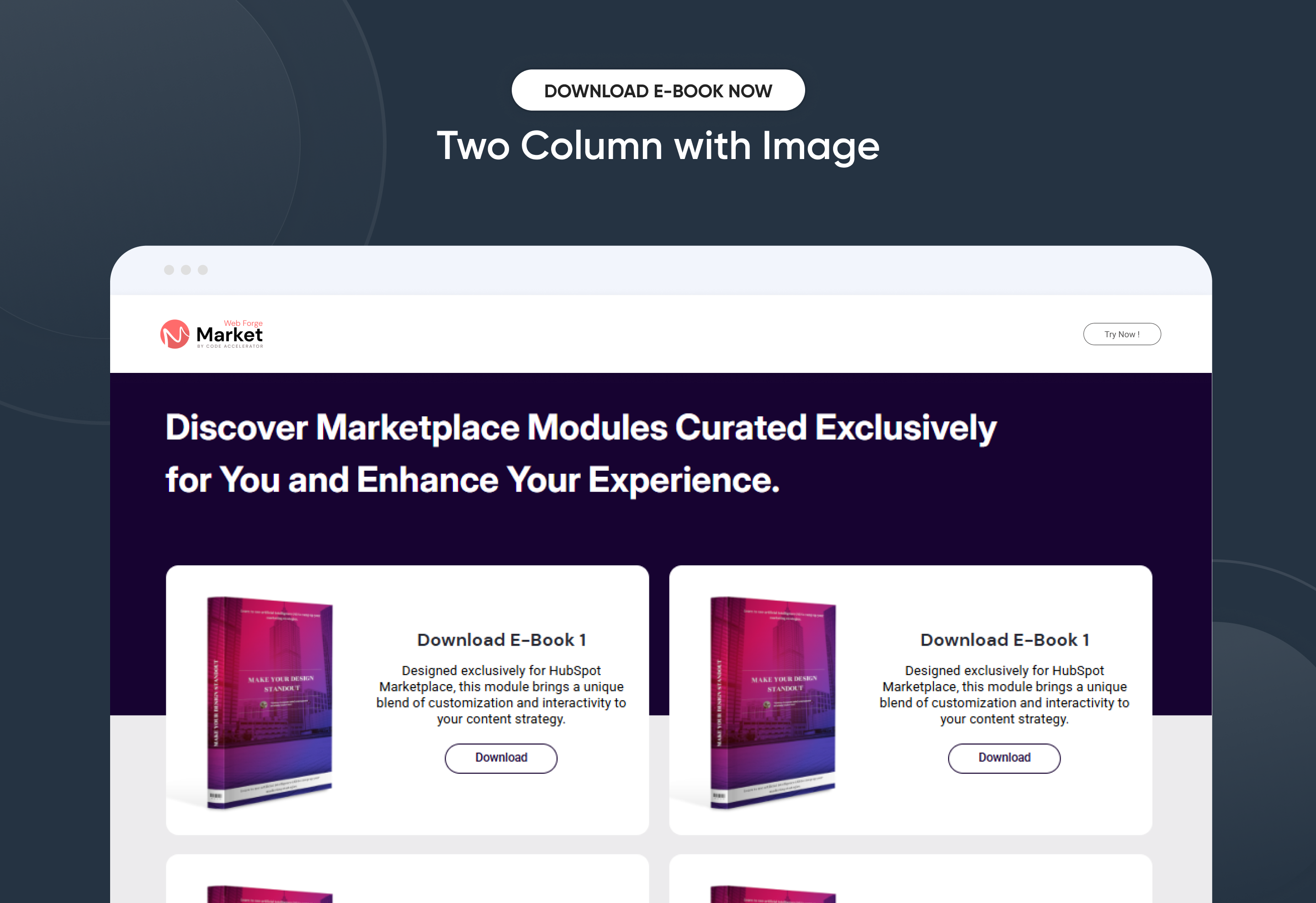 Two Column with CTA-1