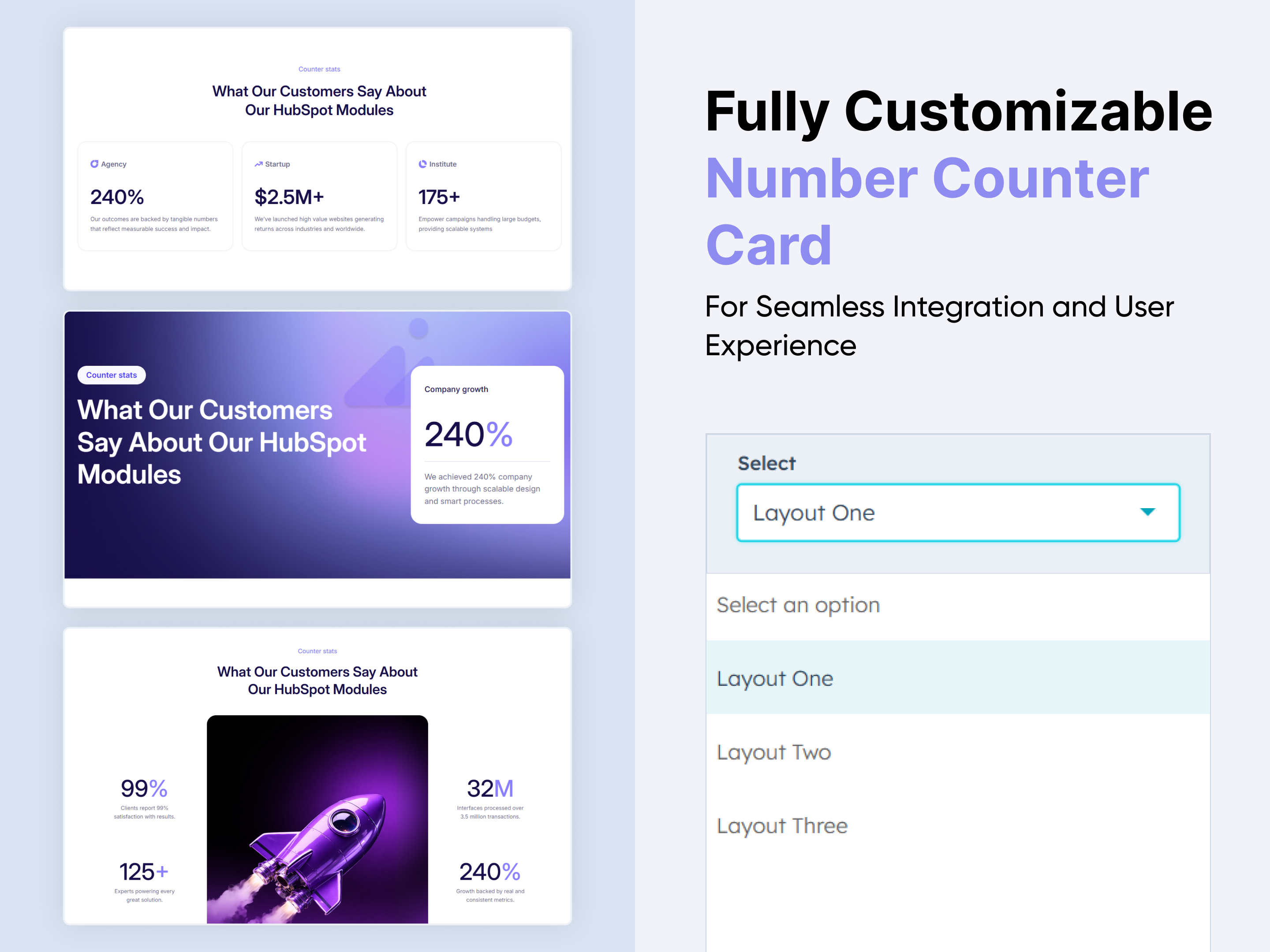 Number Counter Card