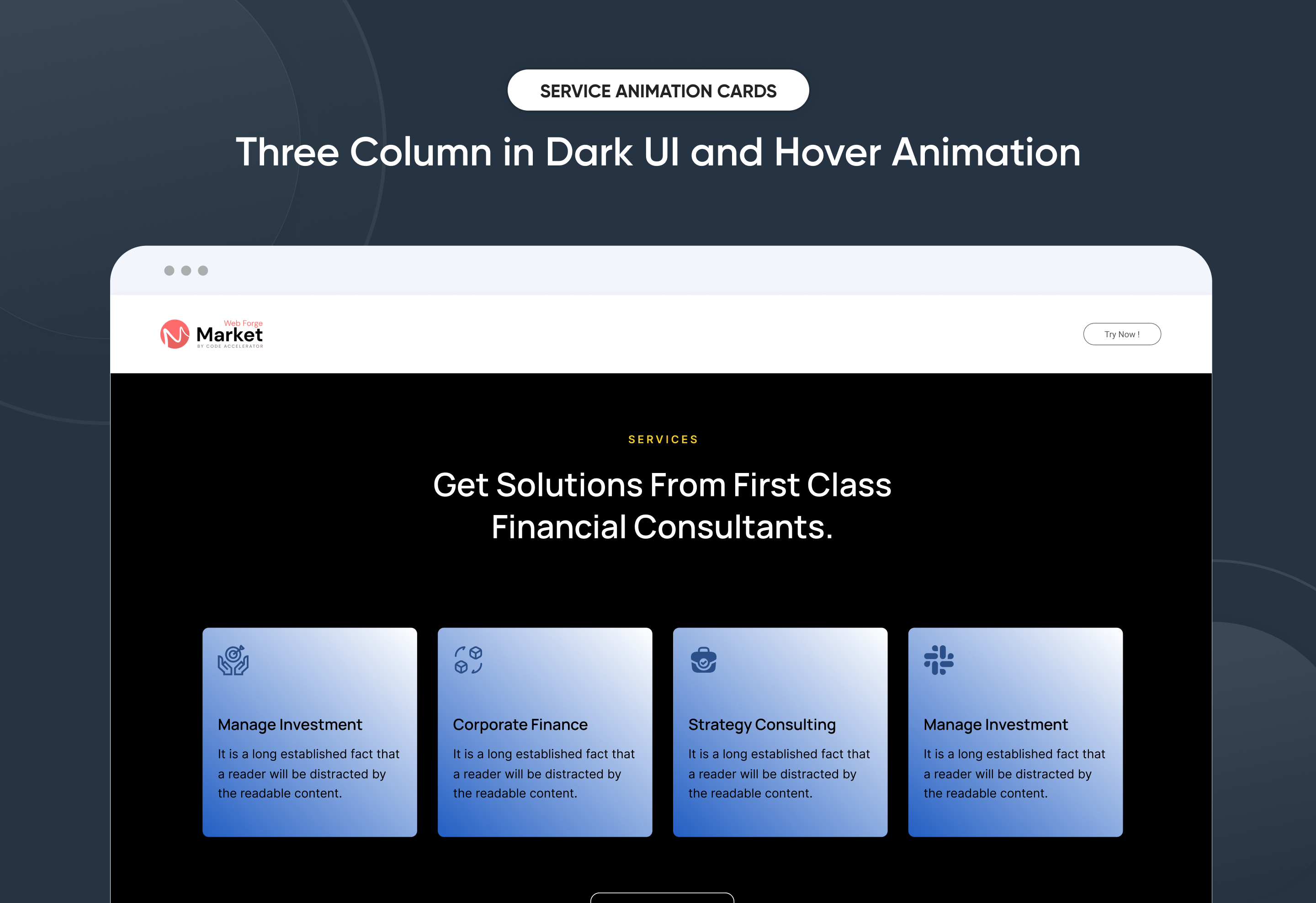 Two Column Content with  Right
